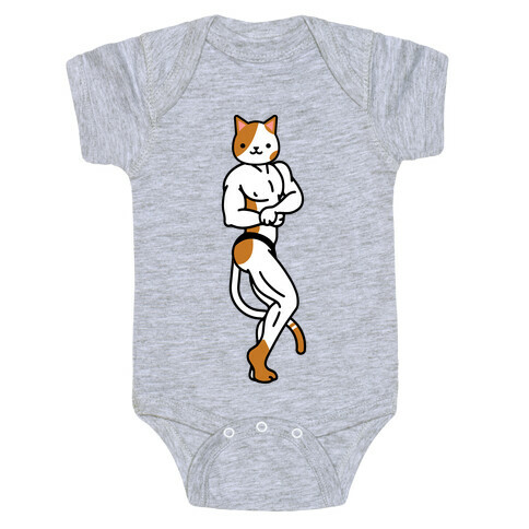 Buff Cat White and Brown Spotted Baby One-Piece