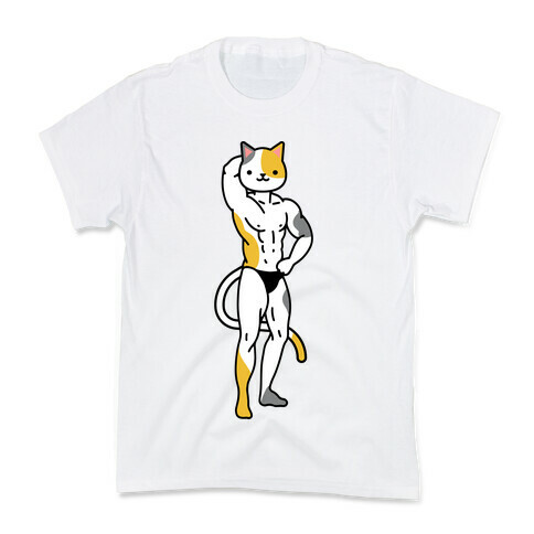 Buff Cat Calico Kids T-Shirt