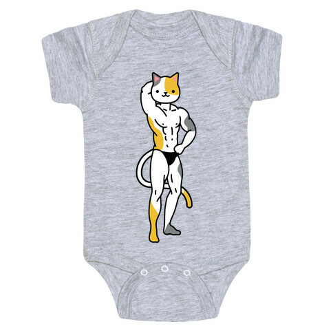 Buff Cat Calico Baby One-Piece