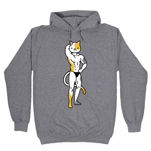 Buff Cat Calico Hooded Sweatshirt