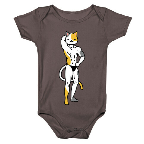 Buff Cat Calico Baby One-Piece