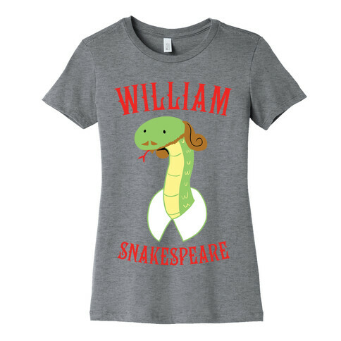 William Snakespeare Womens T-Shirt