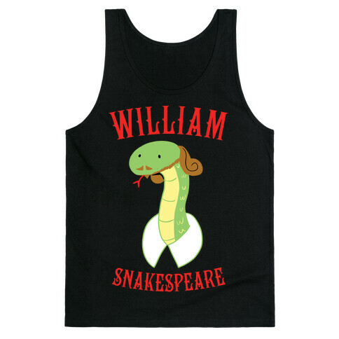 William Snakespeare Tank Top