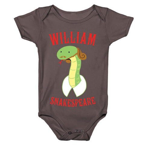 William Snakespeare Baby One-Piece