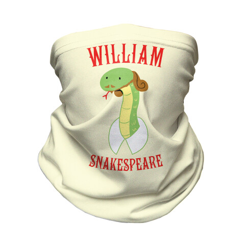 William Snakespeare Neck Gaiter
