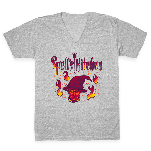 Spells Kitchen V-Neck Tee Shirt