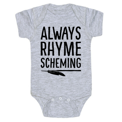 Always Rhyme Scheming Baby One-Piece