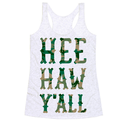 Hee Haw Y'all Racerback Tank Top