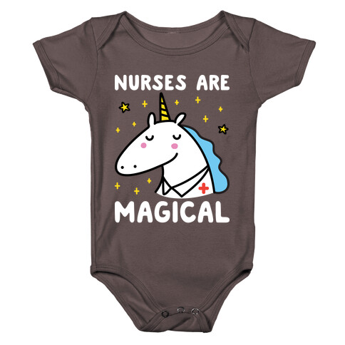 Nurses Are Magical Unicorn Baby One-Piece