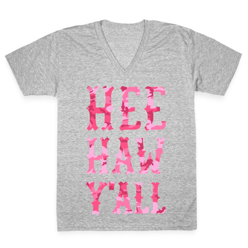 Hee Haw Y'all V-Neck Tee Shirt