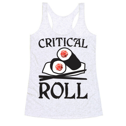 Critical Roll Sushi DnD Racerback Tank Top