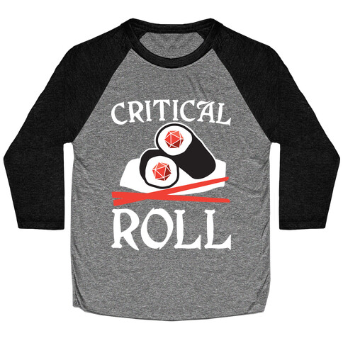 Critical Roll Sushi DnD Baseball Tee