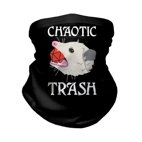 Chaotic Trash (Opossum) Neck Gaiter