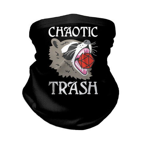 Chaotic Trash (Raccoon) Neck Gaiter