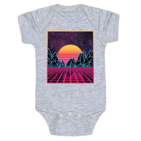 Synthwave Baby One-Piece