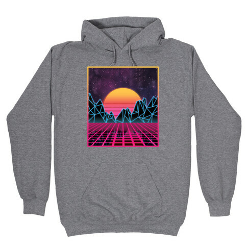 Synthwave Hooded Sweatshirt