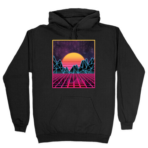 Synthwave Hooded Sweatshirt