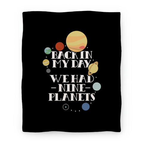 Nine Planets Blanket Blanket