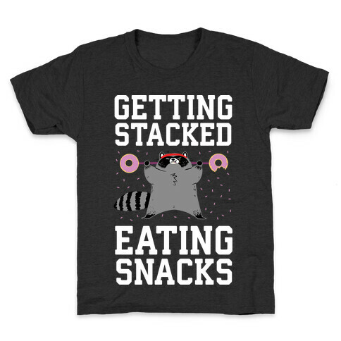 Getting Stacked Eating Snacks Kids T-Shirt