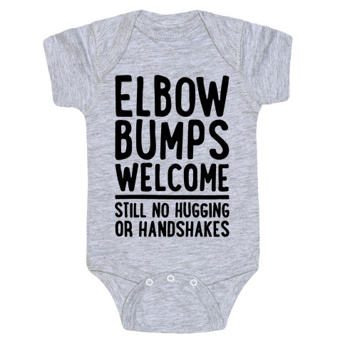 Elbow Bumps Welcome Baby One-Piece
