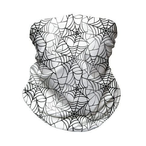 Spider Web Pattern Neck Gaiter