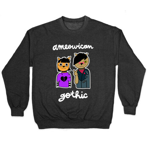 Ameowican Gothic Pullover