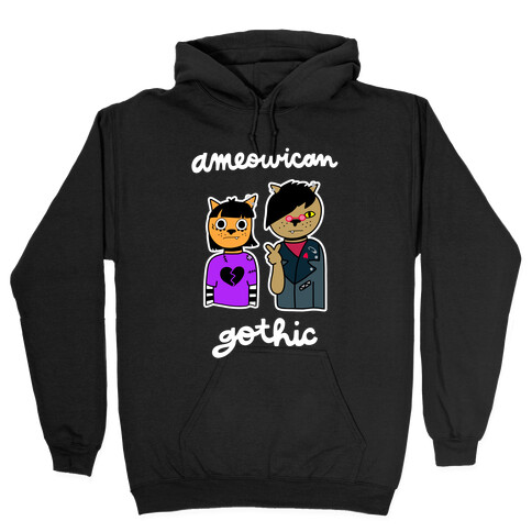 Ameowican Gothic Hooded Sweatshirt