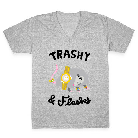 Trashy & Flashy V-Neck Tee Shirt