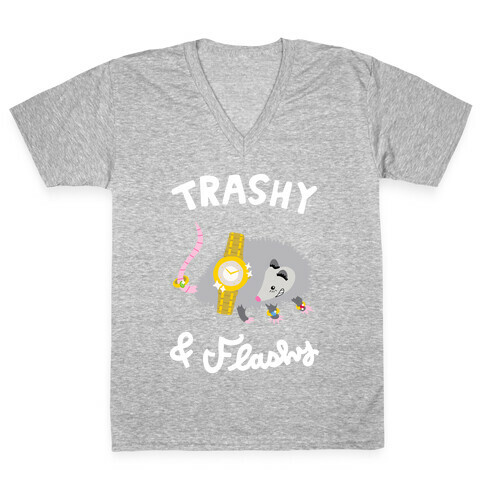 Trashy & Flashy V-Neck Tee Shirt