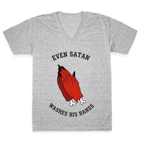 Sanitary Satan V-Neck Tee Shirt