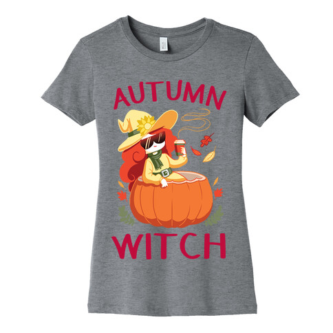 Autumn witch Womens T-Shirt