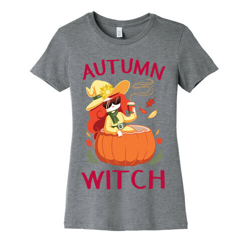 Autumn witch Womens T-Shirt