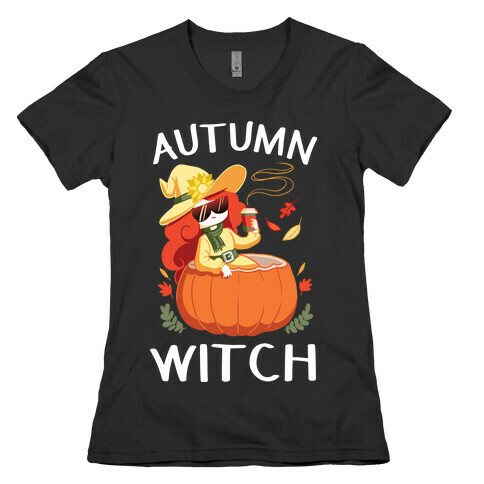Autumn witch Womens T-Shirt