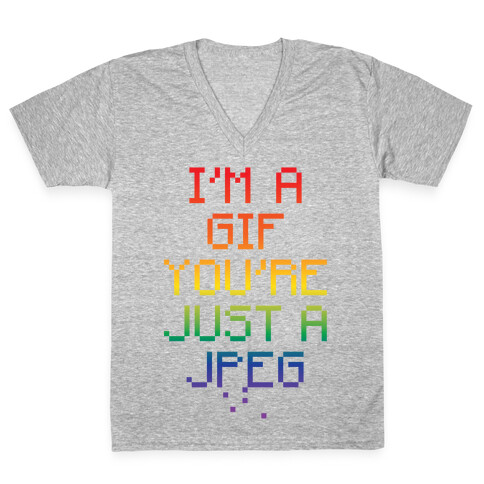 I'm A Gif V-Neck Tee Shirt