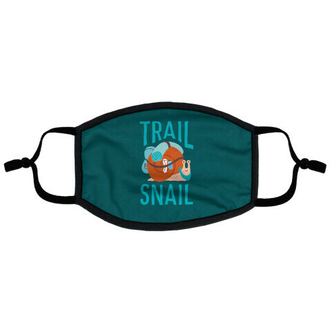 Trail Snail Flat Face Mask