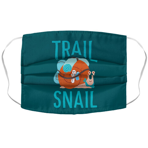 Trail Snail Accordion Face Mask