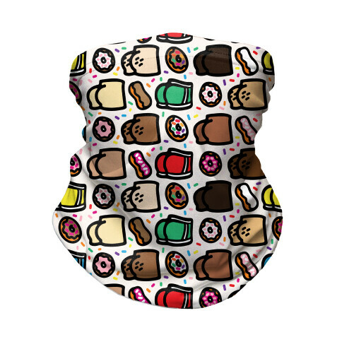 Donuts and Butts Pattern Neck Gaiter