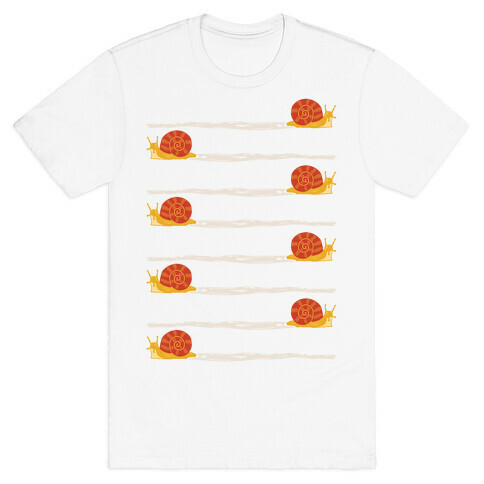 snail trail pattern T-Shirt