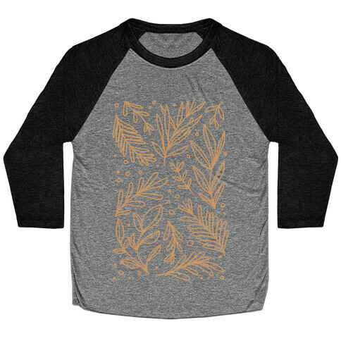 Tan Botanicals Baseball Tee