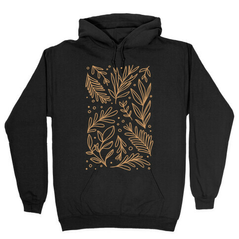 Tan Botanicals Hooded Sweatshirt