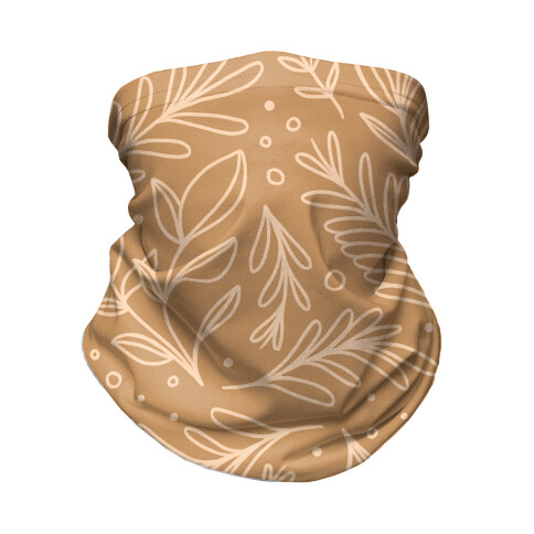 Tan Botanicals Neck Gaiter