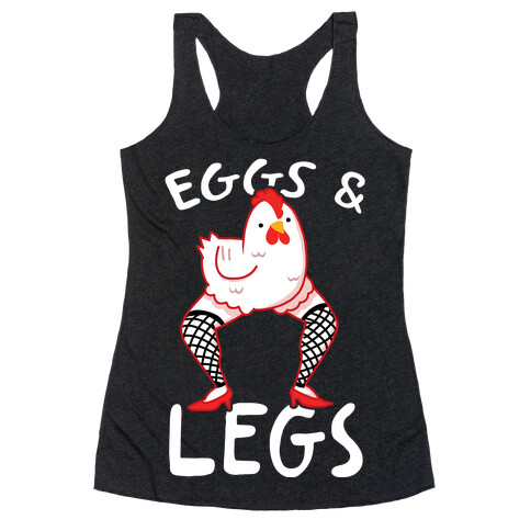 Eggs & Legs Racerback Tank Top