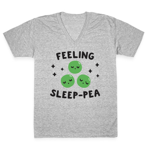 Feeling Sleep-pea V-Neck Tee Shirt