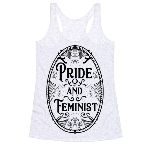 Pride and Feminist Racerback Tank Top