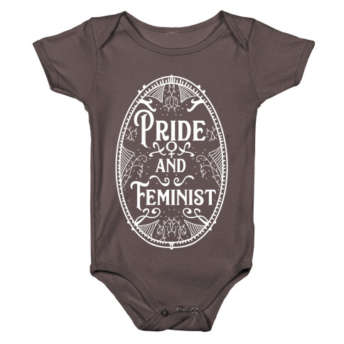 Pride and Feminist Baby One-Piece