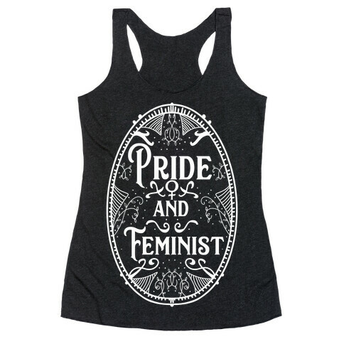 Pride and Feminist Racerback Tank Top