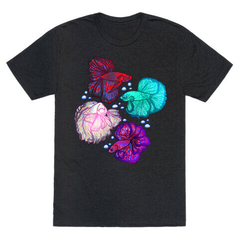 Beta Fish Pattern T-Shirt