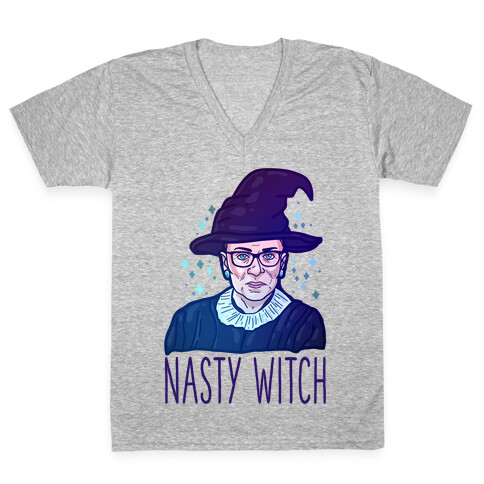 RBG Nasty Witch V-Neck Tee Shirt