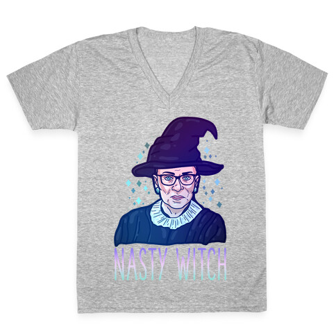 RBG Nasty Witch V-Neck Tee Shirt