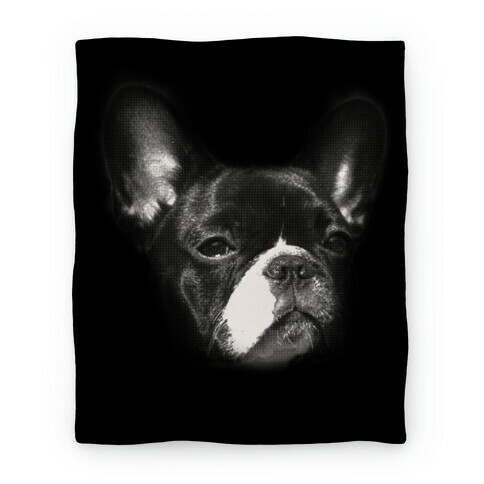 Boston Terrier Face Blanket